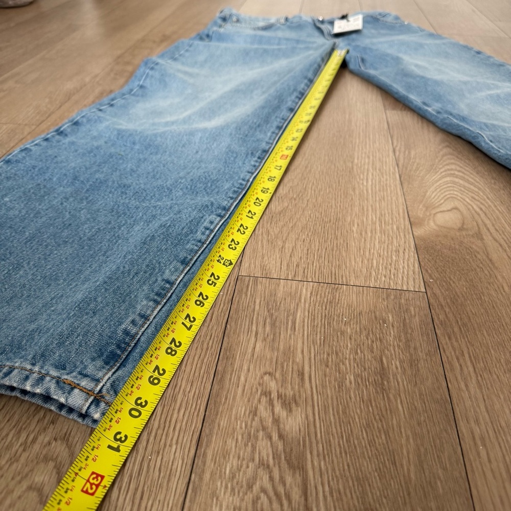 NWT zara zw collection wide leg low rise jeans - 27 runs big - Picture 9 of 10